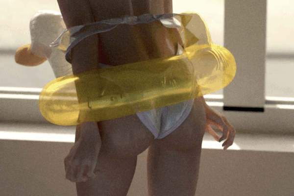 Caught by a dumb inflatable