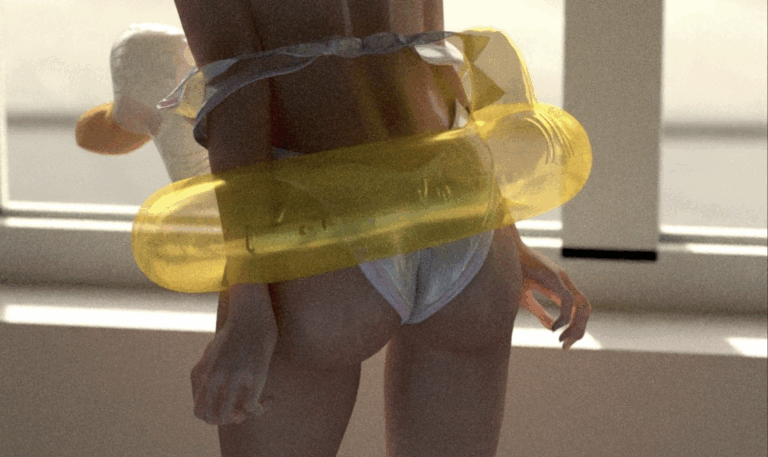 Caught by a dumb inflatable
